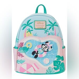 Loungefly Disney Minnie Mouse Vacation Style Mini Backpack